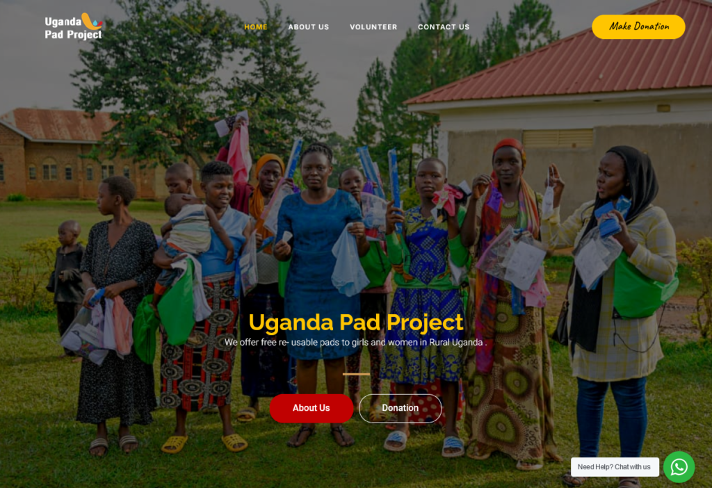 Uganda pad project – ending period poverty